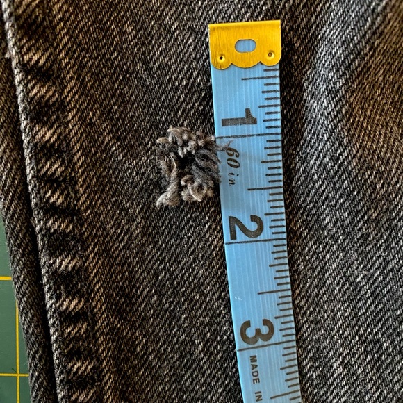 Vintage Levi’s 550 W28 L30 Washed Black High Rise Tapered Women - Picture 13 of 15